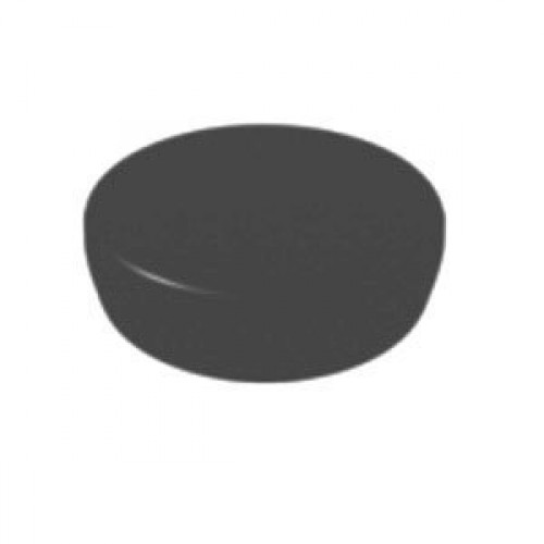 Стекло-Накладка для петли, чёрная круглая