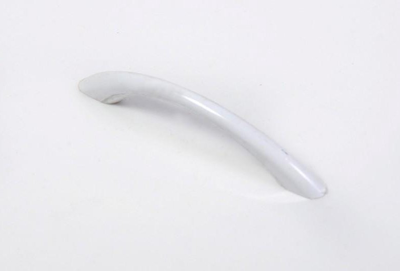 Мебельная ручка Дельфин, белый, 96 мм