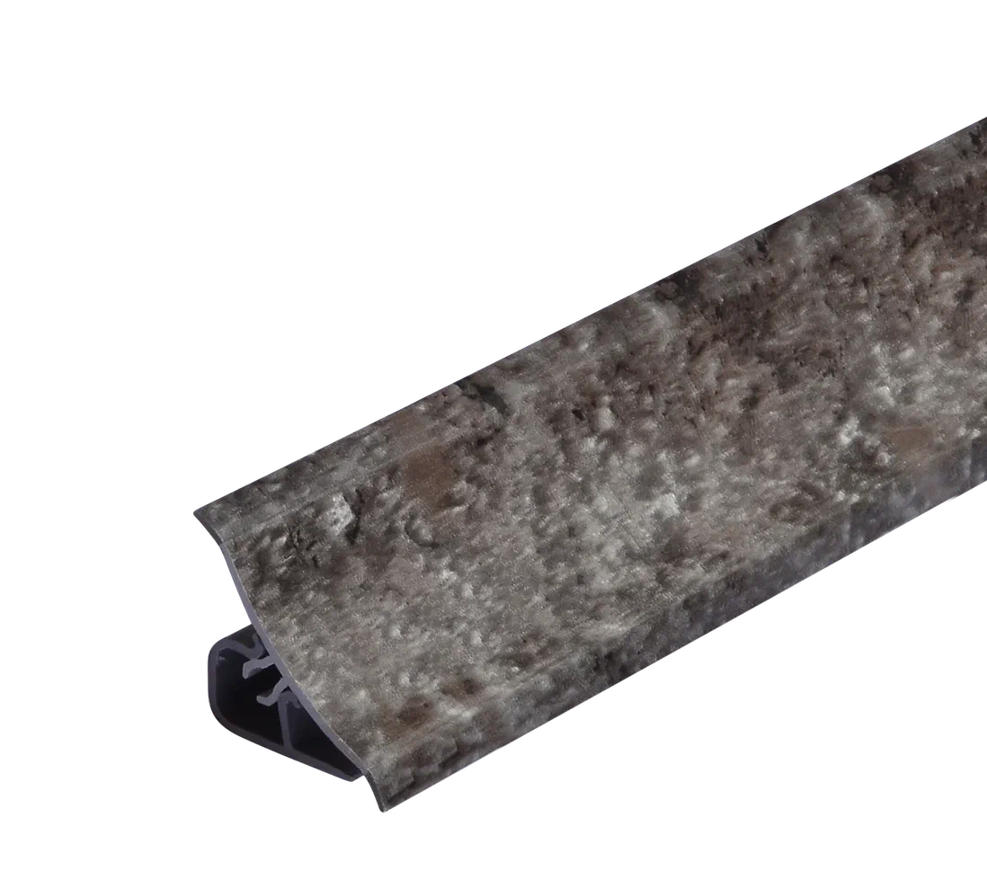 Плинтус для столешниц 18х18х3,0 м Мрамор черный (ф-ра 284)