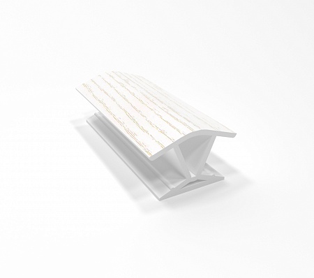 Угол соед для цоколя Пл.экс. 135*  h=100 мм. Ясень структурный