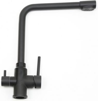 Смеситель  AVINA LJ 8015 black matt с фильтром