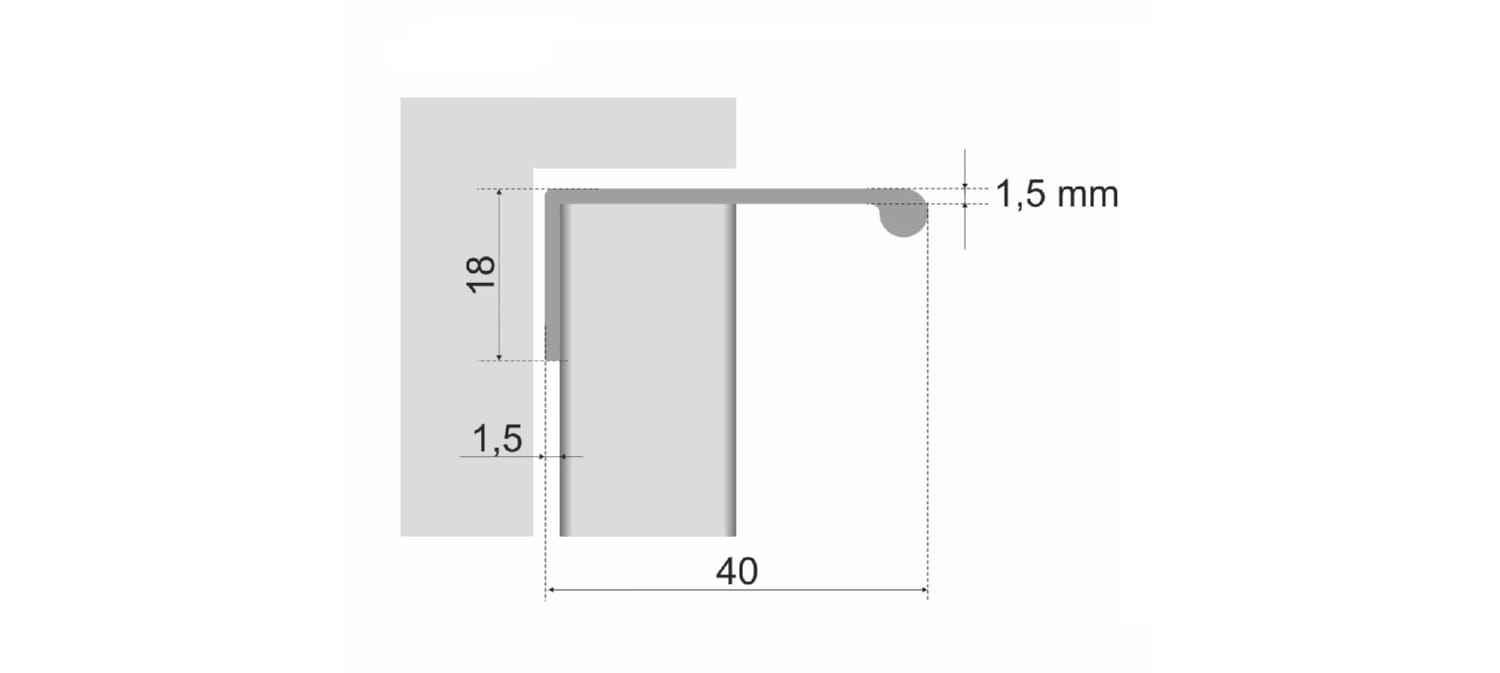 Мебельная ручка g-line rp001bl.1/000/3000