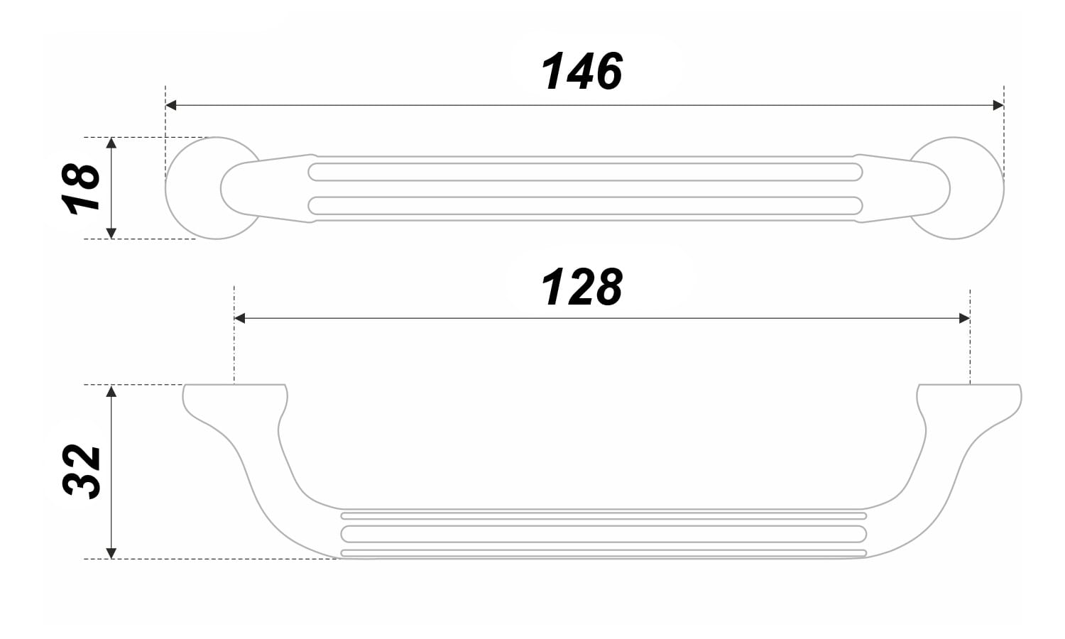 Мебельная ручка STARK