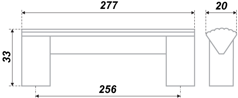 Мебельная ручка AL