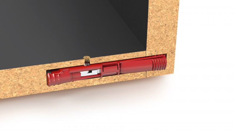 Стяжка d8 мм однокомпонентная ST09/02/5/RdZn/01