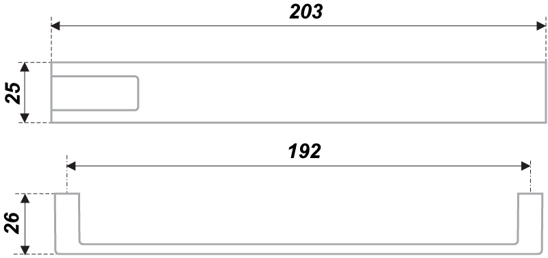 Мебельная ручка