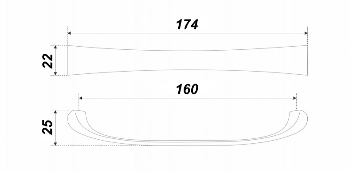 Мебельная ручка misty rs199mdn 4 128