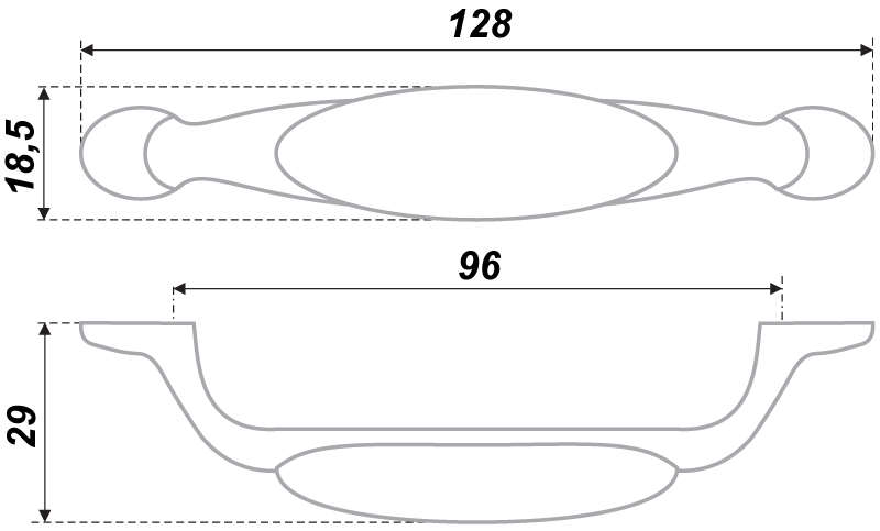 Мебельная ручка