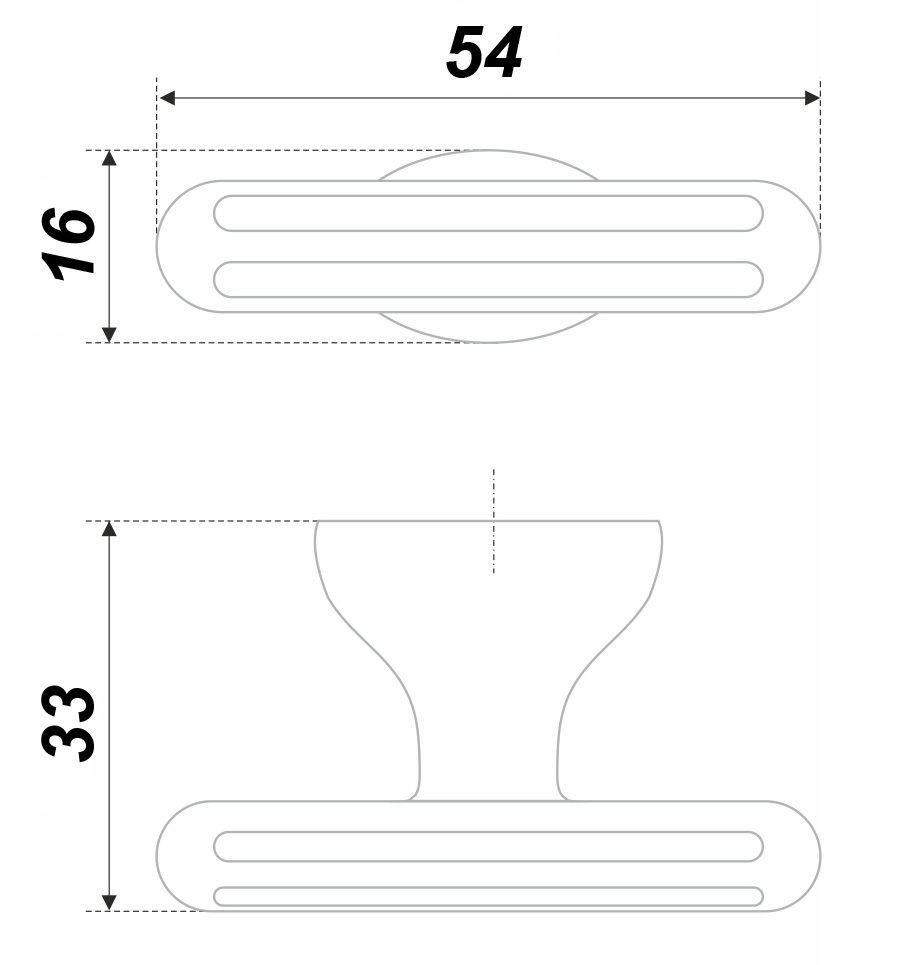 Мебельная ручка STARK