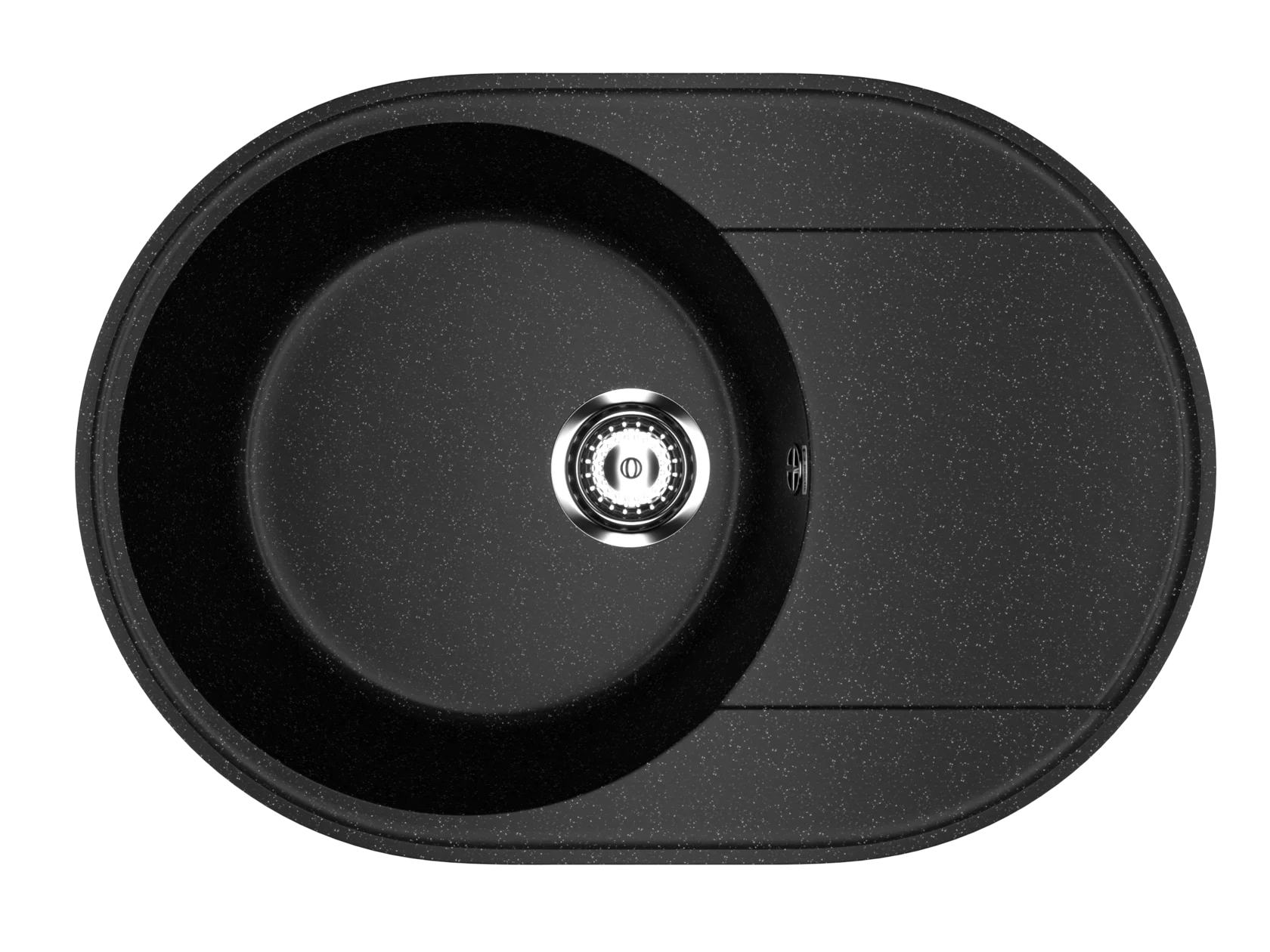 Мойка Practik PR-M 610-004 чёрный оникс