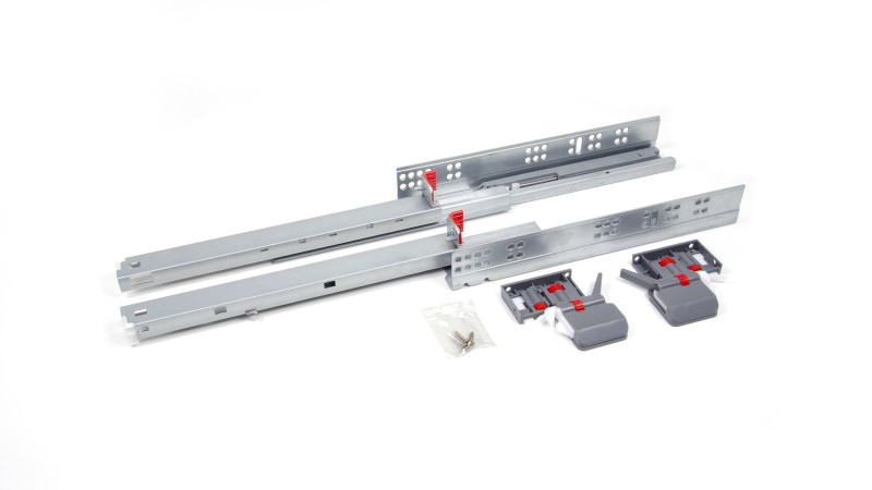 DB9991Zn/400 Направляющие скрытого монтажа B-slide, полн. выд., с синхр. и 3D регул.SOFT