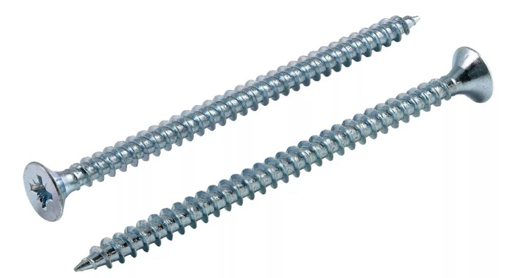 Саморез 5*80 мм белый цинк