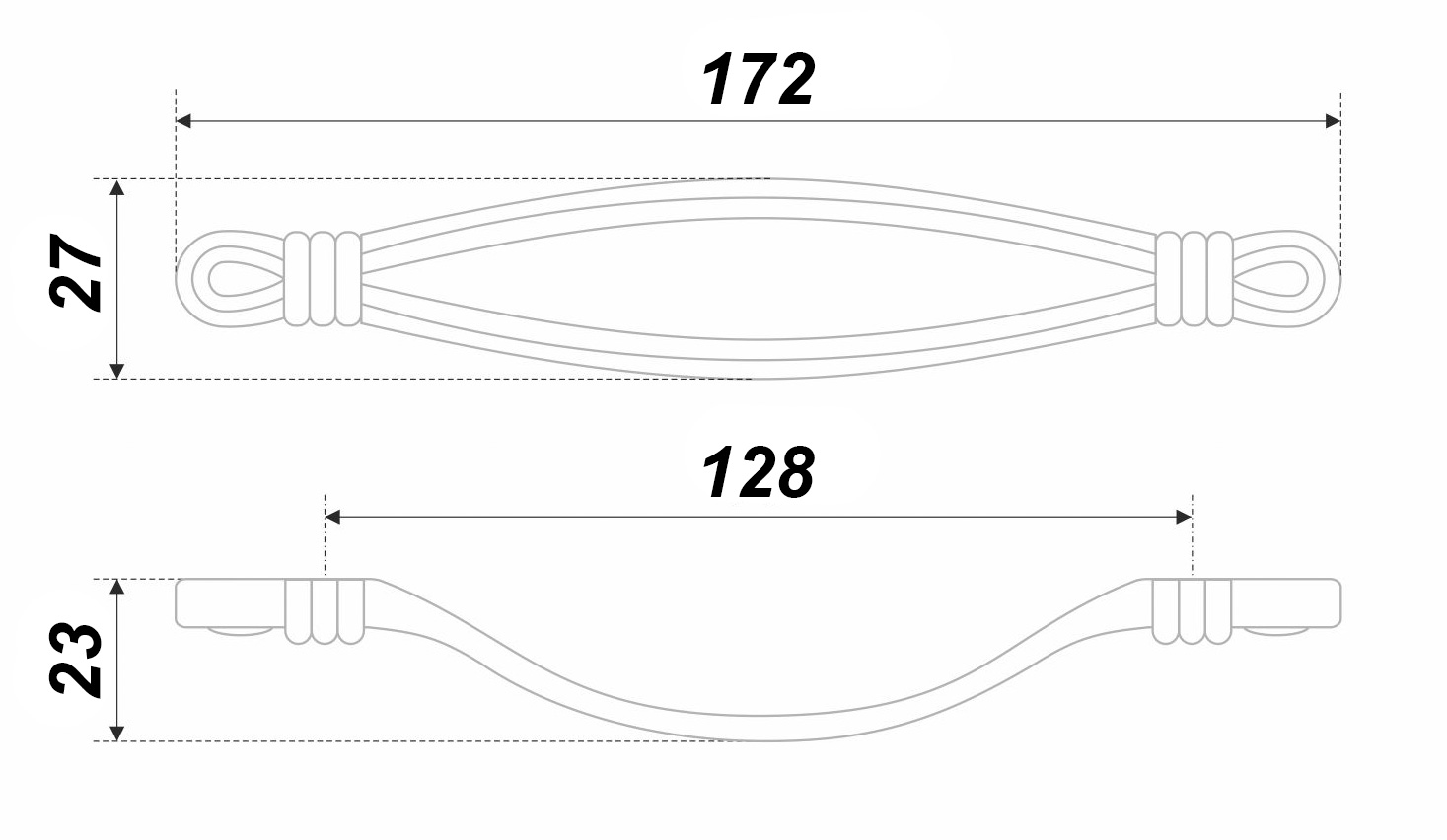Мебельная ручка OLIVIA