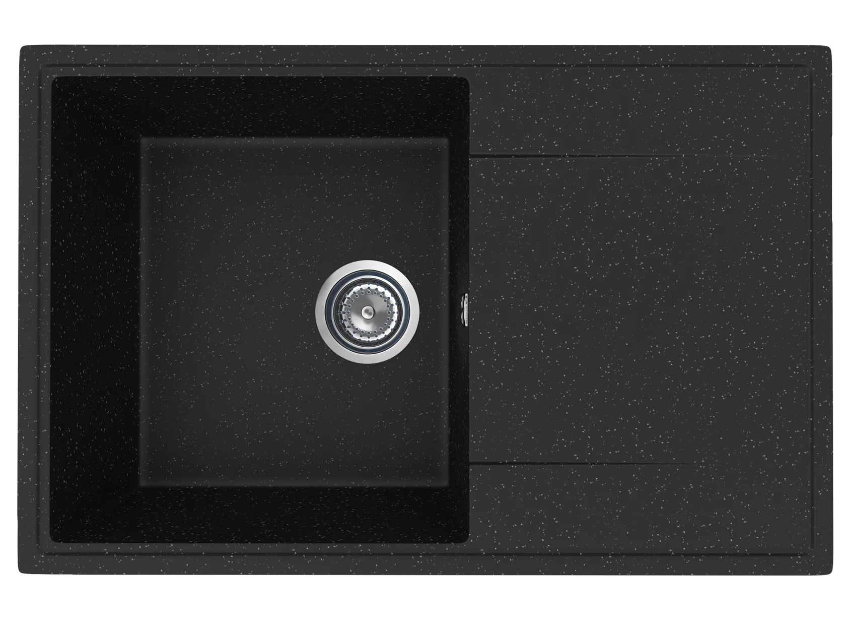 Мойка Practik PR-M 735-004 чёрный оникс